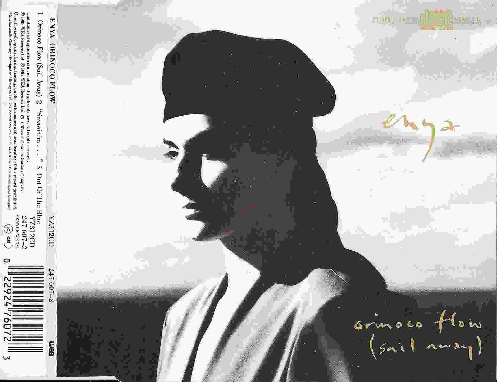 Middle of cover of YZ 312 CD